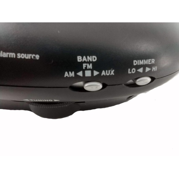 Timex T1201 Nature Sounds Clock Radio MP3 Line-IN Blk Red LED Auto DST Time Set - Picture 12 of 15